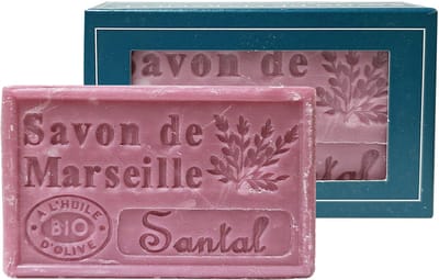AromaVera Marseillezeep – 3 stuks - Hand- & Lichaamszeep – Sandelhout – Plantaardig – 125 g