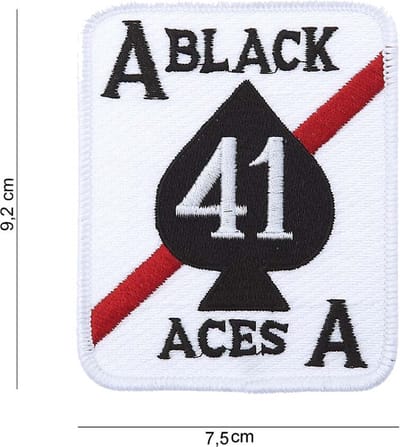 Embleem stof Black aces
