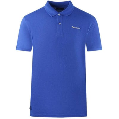 Aquascutum Unisex Volwassen Effen Logo Polo Shirt (Koninklijk Blauw)