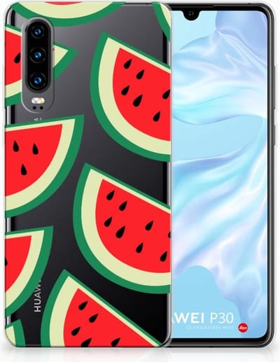 Huawei P30 Siliconen Case Watermelons