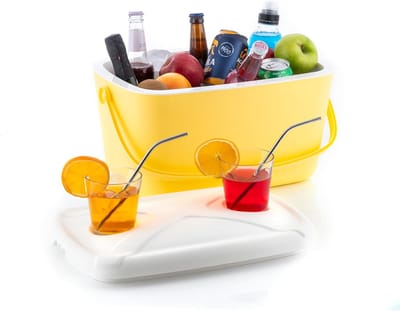 Draagbare koelbox met deksel en grote capaciteit - Perfect voor zomeruitjes