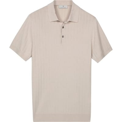 Thomas Maine Polo Pullover Stroke Pattern Knit Kitt / male
