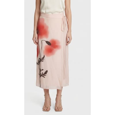 & Other Stories Samina Skirt Orange Size: 32 | Midi Skirts Outlet | Dames | Zwart