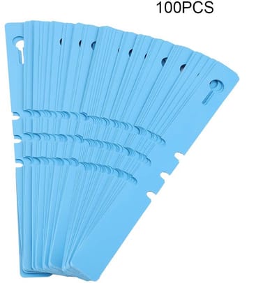 Dailygoods- Plant Labels 100 Stuks - Herbruikbare Tuin Labels - Kwekerij Markerings Tags - Plastic Pot Stake - Verstelbare Hanglabels - Gemakkelijk te Gebruiken - Tuinlabels