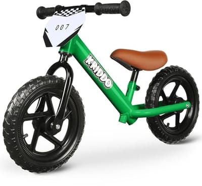 Balansfiets voor Peuters van 18 Maanden tot 5 Jaar - Verstelbaar met Aanpasbaar Bord