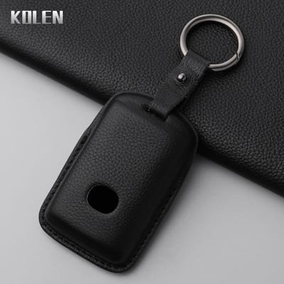 Leren Auto Sleutelhoesje Cover Shell Voor Mazda 3 Alexa Cx30 Cx-4 Cx5 Cx-5 Cx8 Cx-8 Cx-30 Cx9 Cx-9 Beschermde Sleutelhanger Fob Accessoires black