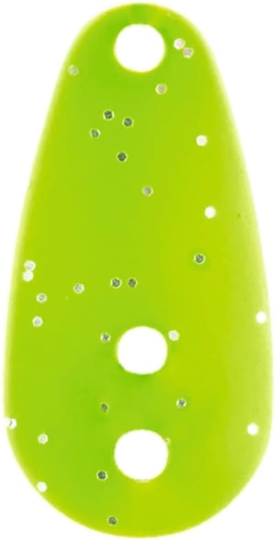 Visspaar - Hengelsport kunstaas - Forel vissen - Barbvrije haken - 18mm 1.4g - Groen