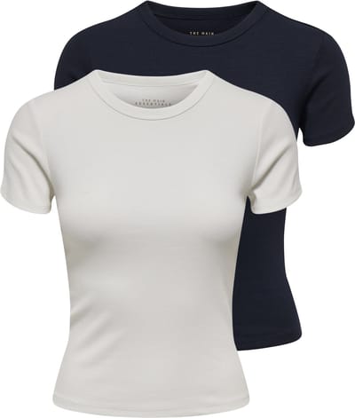 ONLY - ONLEASY S/S TOP CS JRS 2 PACK - Meisjes - Blouses