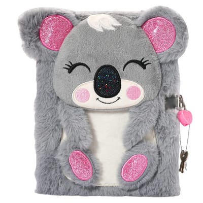 Koala Dagboek voor Meisjes met Slot, 160 Gelinieerde Pagina's om te Schrijven en Tekenen