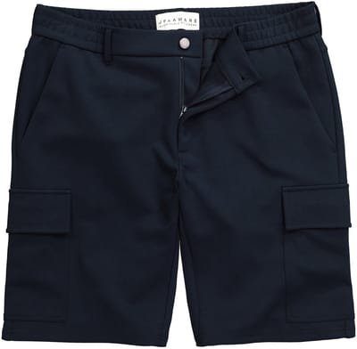 JP 1880 - Heren - Cargo-bermuda FLEXNAMIC® duurzaam trui gerecycled polyester - Navy blauw - Maat 70