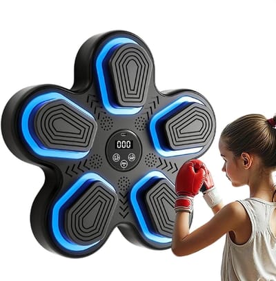 Boxing Machine - Boksmachine - Muzikale Boxmachine - Draadloze Slim Elektronische Muurmontage Boxtrainer, Interactieve Slagtrainer, Geschikt voor Volwassenen