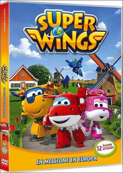 PLAION Super Wings. Vol. 1. In missione in Europa DVD Italiaans