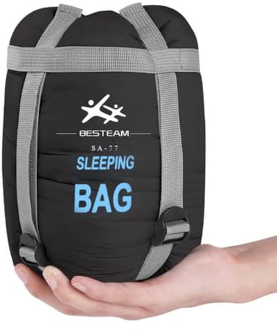 Slaapzak voor Warm Weer, Draagbaar en Waterdicht, Compact en Opvouwbaar voor Kamperen en Backpacken