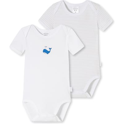 Schiesser Baby Bodies Rompers Wit