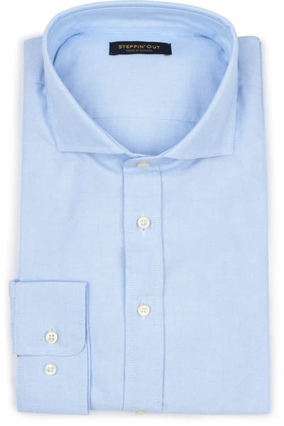 Steppin' Out Overhemd Oxford Lichtblauw - Maat XL - Heren - Casual Shirt