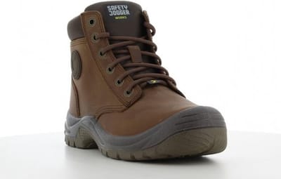 Safety Jogger Dakar LEATHER SlipvastSRC-AS-Waterproof Bruin - 38