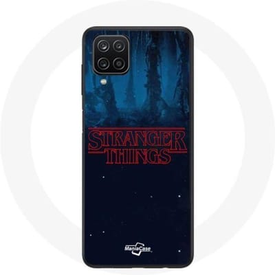 Samsung Galaxy A12 hoesje Stranger Things seizoen 2 logo