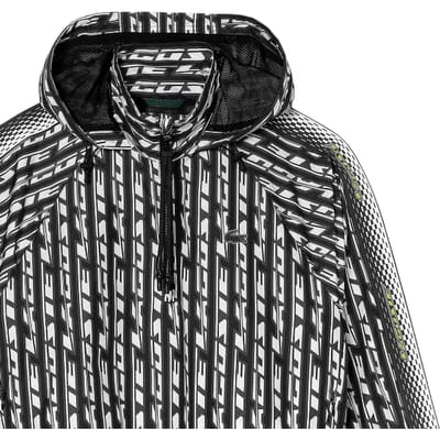 Lacoste Dames/Dames oversized Track Jacket met capuchon (Zwart)