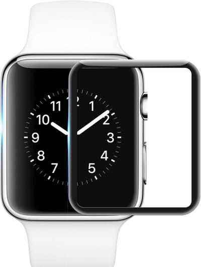 By Qubix - Screen protector 40mm - Full Cover - Geschikt voor Apple watch 40mm
