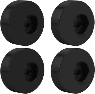 Skateboard Wielen - Longboard Set - Straat Skaten - Hoge Veerkracht - 52x30mm 4 Stuks - Zwart