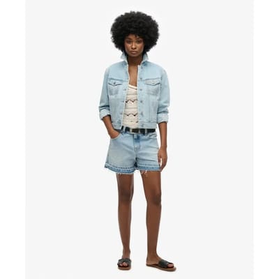 Superdry - Versierd spijkerjack - Dames - Buitenjassen