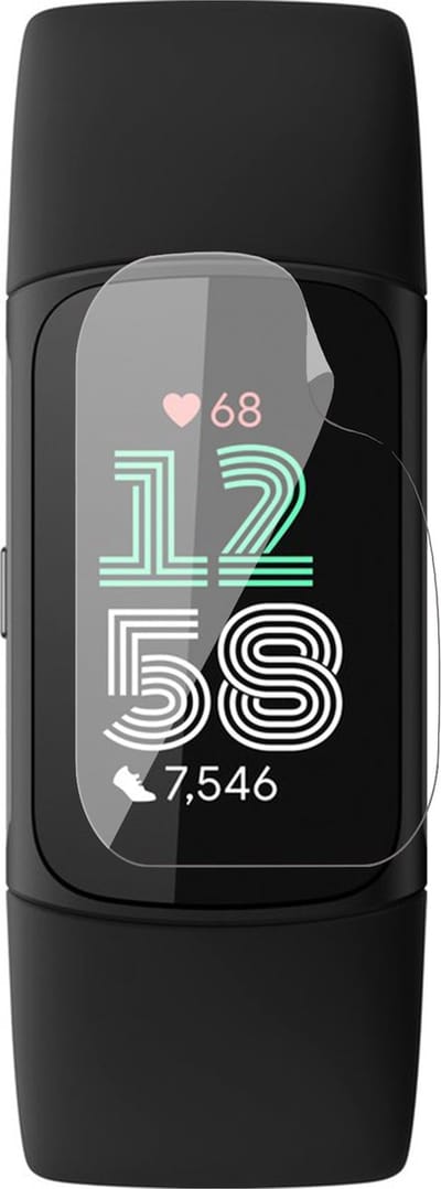 Screenprotector geschikt voor Fitbit Charge 6 / 5 - 1x FlexGuard Screen Protector
