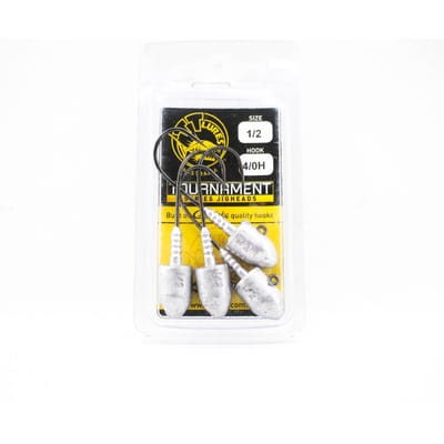 Tackle Tactics TT Tournament Tête plombée 1/2 oz 4/0H 4/paquet (0152)