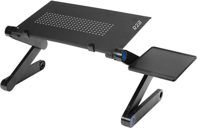 R2B Laptoptafel Verstelbaar en Opvouwbaar - Model Tilburg - Laptop standaard Verstelbaar - Laptopstandaard - Laptopverhoger