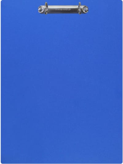 Magnetisch klembord A4 incl. ringband (staand) - Blauw