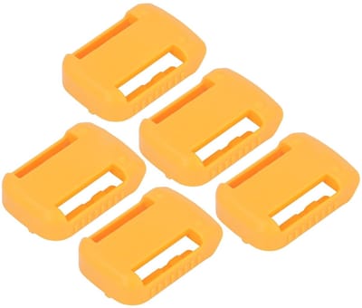 Batterijhouder Set - Opbergrek - Werkplaats Organiseren - Verstelbare Montage - 5 Stuks - Zwart