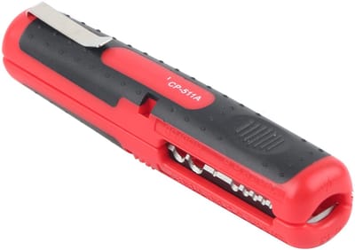 Dailygoody - Multifunctionele Elektricien Kabel Demontage Cutter - Handige Striptool - Zwart - Draad Coaxkabel Striptang - Geschikt voor Elektriciens ...