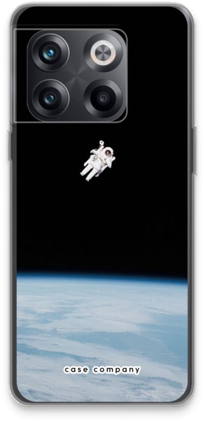Case Company® - Hoesje geschikt voor OnePlus 10T hoesje - Alone in Space - Soft Cover Telefoonhoesje - Bescherming aan alle Kanten en Schermrand