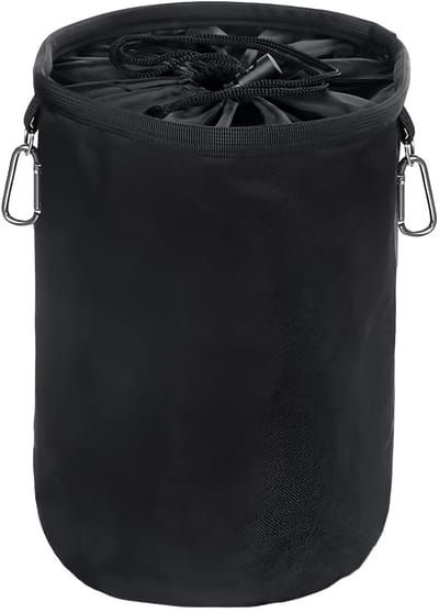 Dailygoods- Wasknijperhouder - Opbergtas - Waterdicht - Lichtgewicht - Duurzaam - 20 cm hoog / 28 cm diameter - Opbergzak