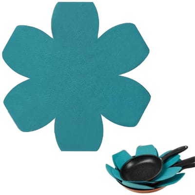 Dailygoods- Pannenbeschermer 5 stuks - Vilt - 38 cm - Stapelbescherming - Aanpasbare maat - Potbeschermer voor pannen/potten/schalen - Onderzetter