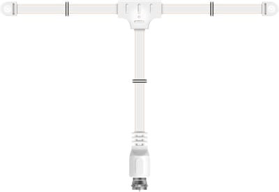 Electrovision FM lint antenne - 1,8m - F Plug - FM dipool radio antenne - Binnenantenne