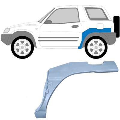 Reparatiepaneel achterspatbord voor Toyota Rav4 1994-2000 / Links