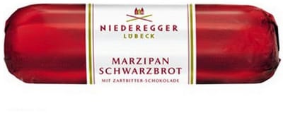 Niederegger | Marsepeinbrood Pure Chocolade | 200 gram