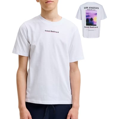 Jack & Jones City Photoprint SS Shirt Jongens - Maat 128