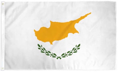Ulanax Cyprus Vlag - Flag of Cyprus - Vlag Cyprus - Vlaggen - Polyester - 150 x 90 cm