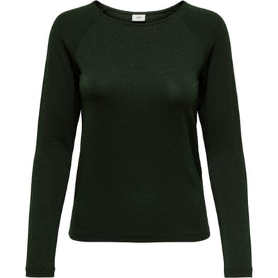 JDY - JDYKAISER L/S GLITTER O-NECK TOP JRS DIA - Dames - Blouses