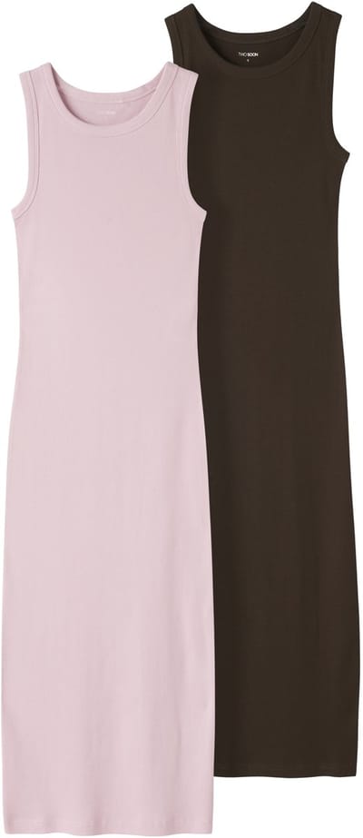 NAME IT - TAFRIX 2P SL DRESS NOOS - Dames - Maxi jurken