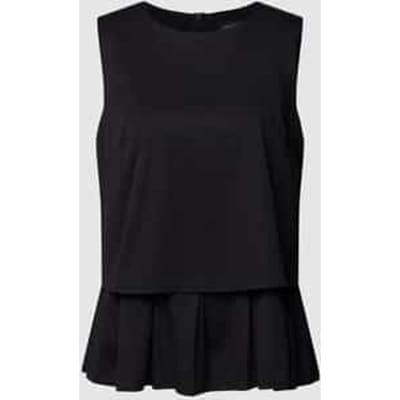 Blousetop met uitlopend rokdeel