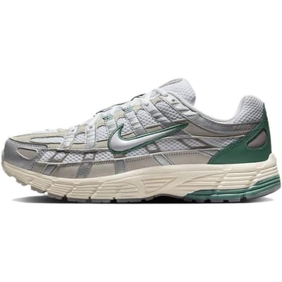 Nike P-6000 Premium Light Bone Bicoastal Unisex Sneakers Crème Metallic-Zilver Wit HF4308-072 39 gray