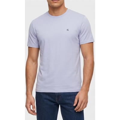 Calvin Klein Ss Classic Monogram T-shirt Casual Blue Taglia: S | Magliette basic Outlet | Uomo | Blu