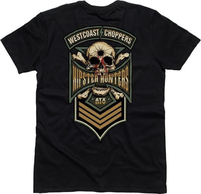 West Coast Choppers Heren-T-shirt Hipster Hunters T-shirt Zwart