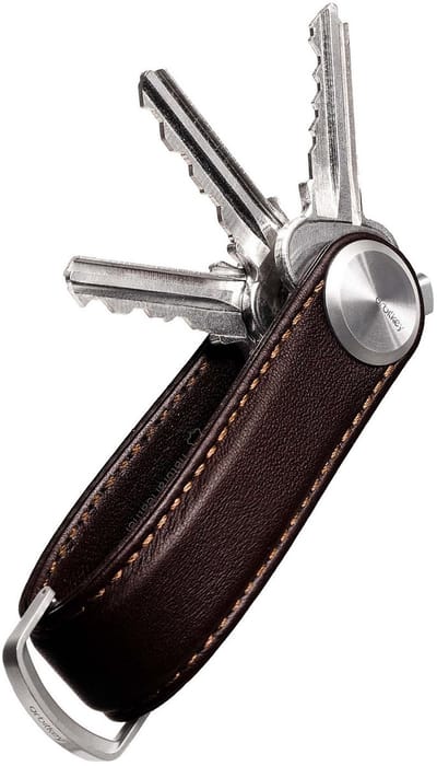 Orbitkey Sleutel Organizer Pro mahogany