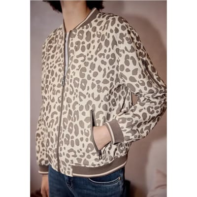 Blouson met dierenprint