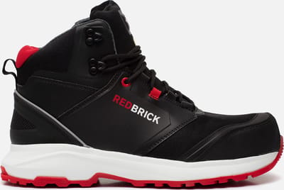 Redbrick Pulse Hoog S3 ESD 32321 - Zwart/Rood - 39