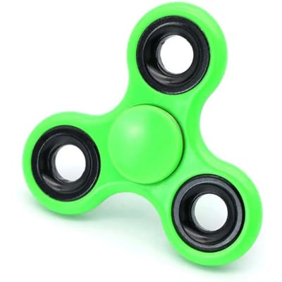 Fidget Spinner Anti-Stress Verlichting Speelgoed Verlicht Angst Hand Draaiende Tip EDC Stress Verminderende speelgoed Aandacht Voor Autisme Kinderen groen