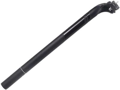 Fiets Zadelpen - Zadelbuis Onderdeel - Fietsen Ondersteunen - Lichtgewicht Carbon - 30.8 x 400 mm - Mat Zwart